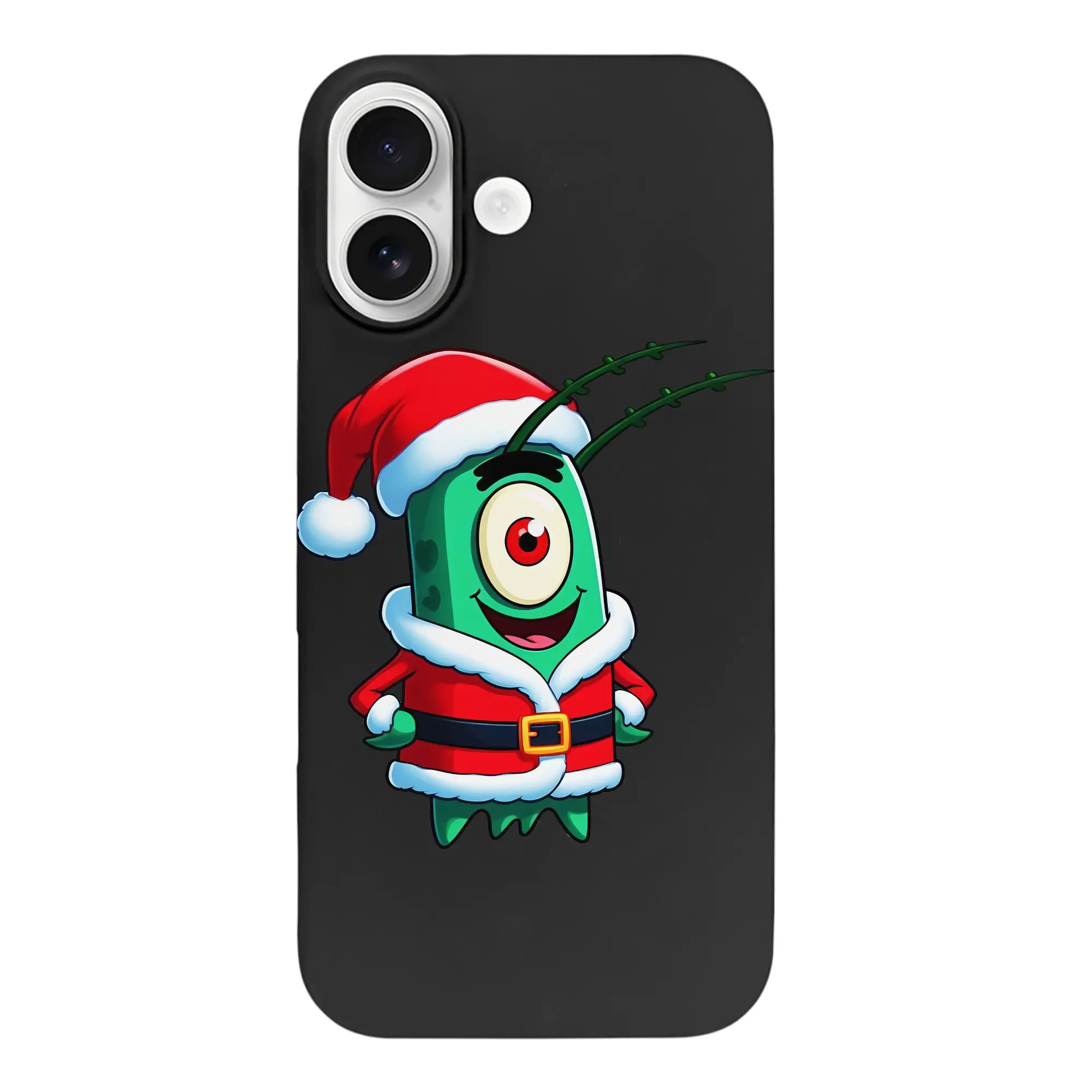 スポンジボブ グッズ プランクトン - iPhone 17 シリーズ シリコンケース 薄型 耐衝撃 指紋防止 ソフトタッチカバー 精密フィット 傷防止 保護ケース iPhone 17/17 Air/17 Pro/17 Pro Max 対応